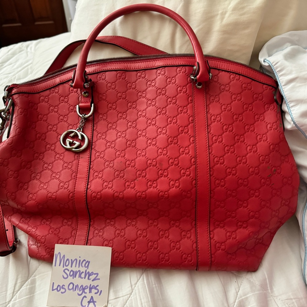 Gucci micro guccissima convertible dome bag orange…..